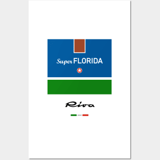 Super Florida Riva Aquarama Italy Italia travel vintage design Posters and Art